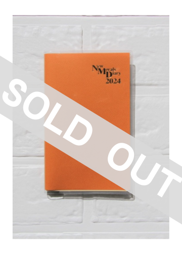 【完売しました】ニューモラル手帳・キャメル・2024年版