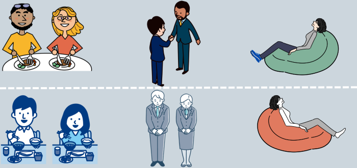 日本と外国のマナーの違い