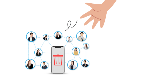 人間関係をリセット