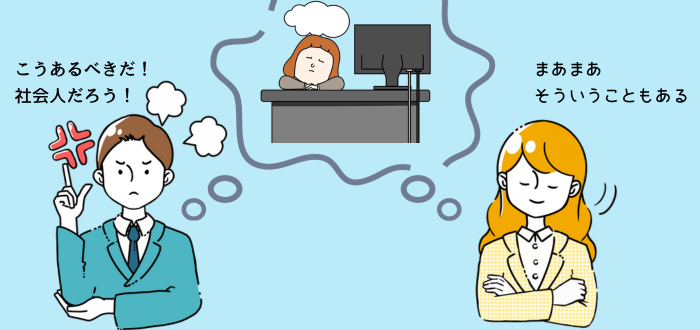 それぞれの受け止め方