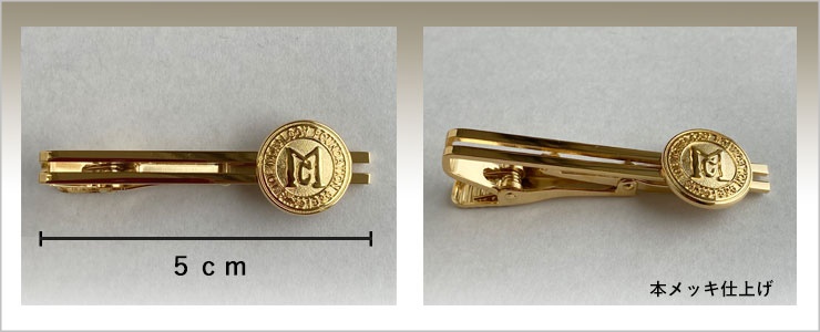 タイピン＆カフス（ゴールドタイプ）